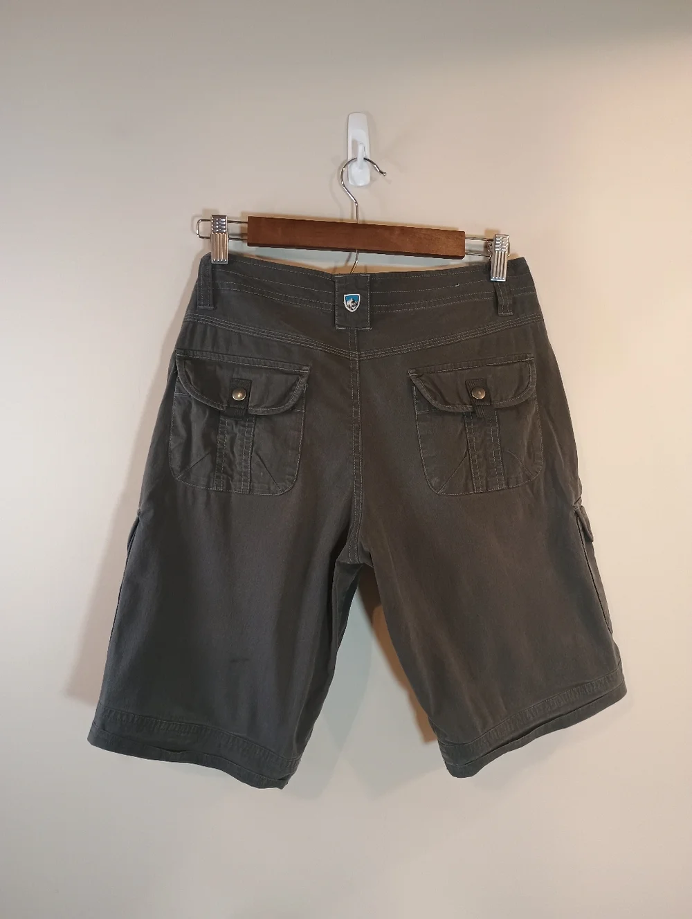 Kuhl Women's Casual Cargo Shorts in Dark Gray - Picture 11 of 14